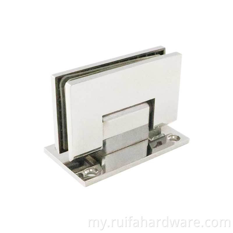 သံမဏိရေချိုးခန်းတံခါးကိုညှပ်ခြင်း (4) Stainless Steel Shower Door Clamp Hinges (4)